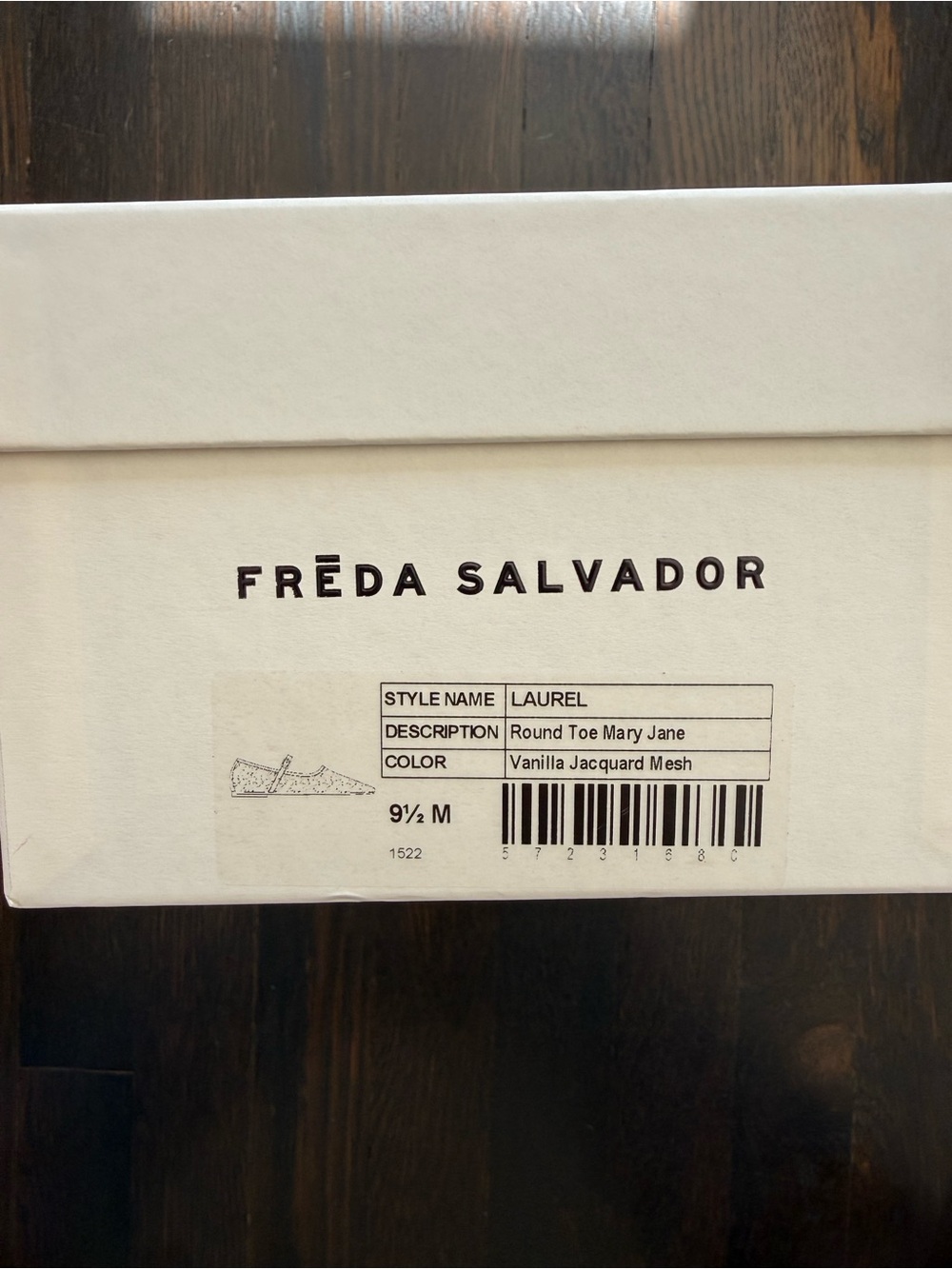 Freda Salvador Cream Lace Mary Jane Flats View 4